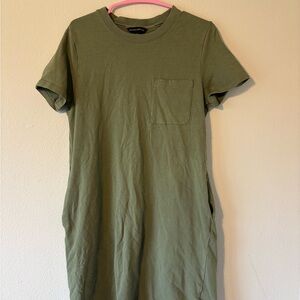 Banana Republic Sage Green Midi Dress